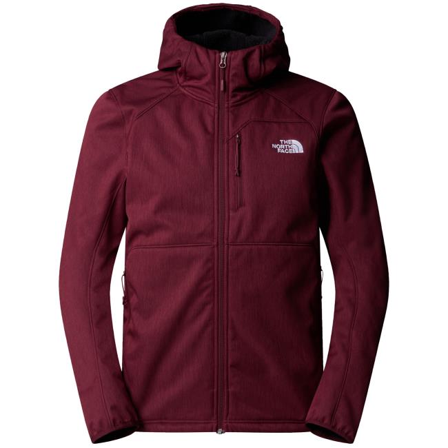 the north face M QUEST HOODED SOFTSHELL Alpine Plum Dar