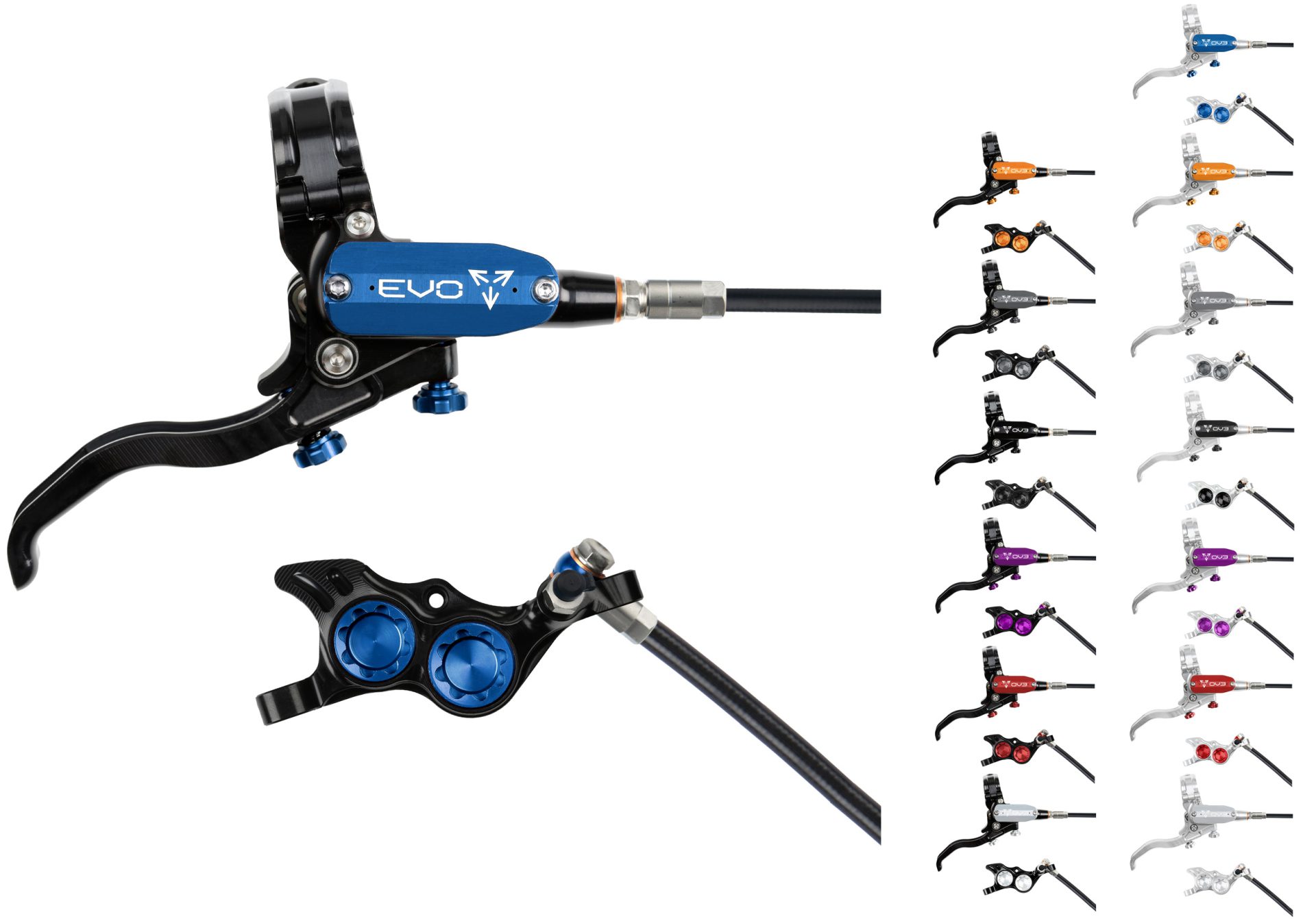 Hope Tech 4 EVO TR4 Disc Brake - Lever right