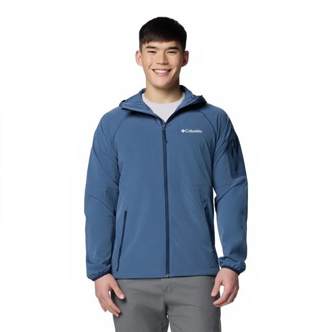 casaco columbia tall heights ii hooded softshell dark mo