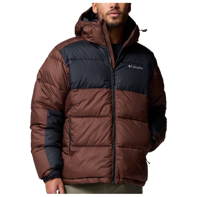 casaco columbia pike lake ii hooded jkt tobacco, black