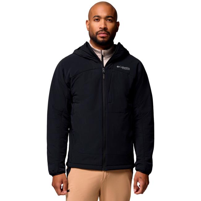 columbia silver leaf lite hooded jkt black