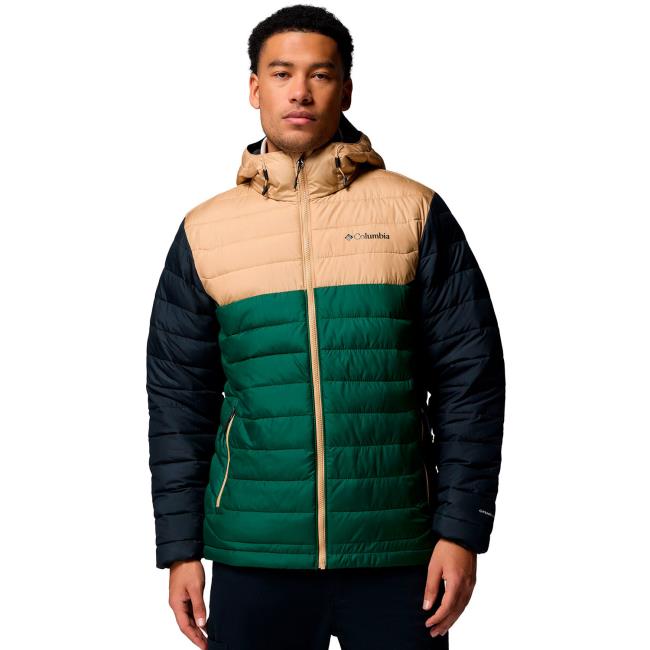 columbia powder lite ii hooded jkt rain forest, c