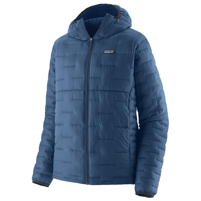 casaco patagonia ms micro puff hoody clement blue