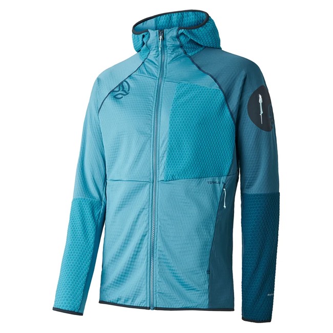 casaco ternua ragger hood m blue mint
