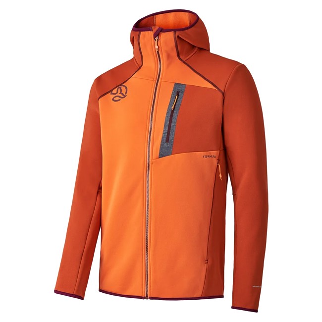 casaco ternua punjak pro hood jkt m autumn leaf