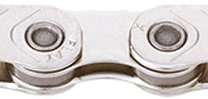 KMC X Flat Silver Waxed 12/13-speed Flattop Chain