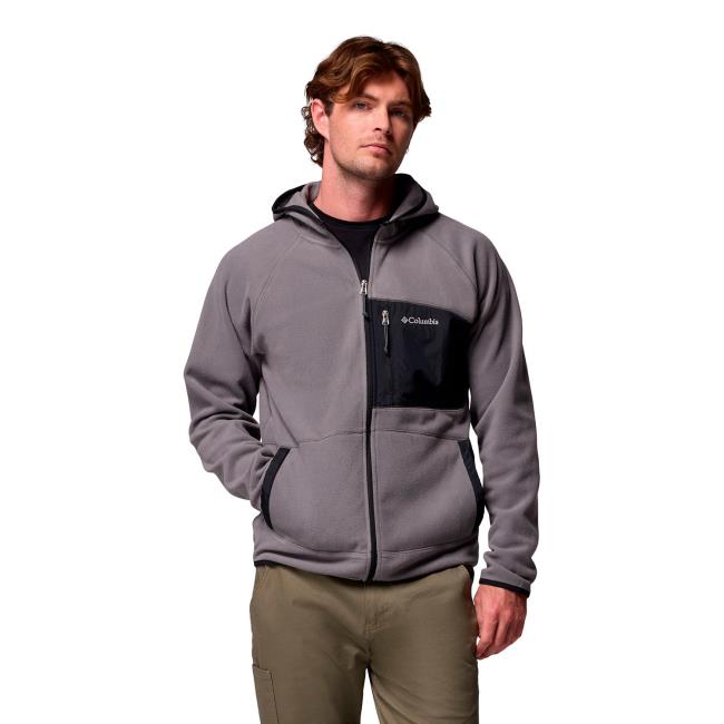 columbia fast trek overlay hooded fz city grey, b