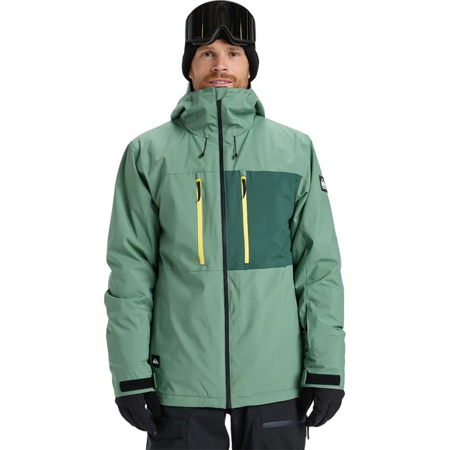 casaco quiksilver sycamore solid dark ivy