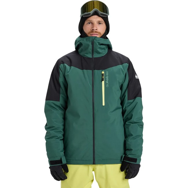casaco quiksilver titano trekking green