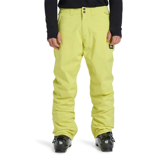 calças quiksilver estate yellow plum