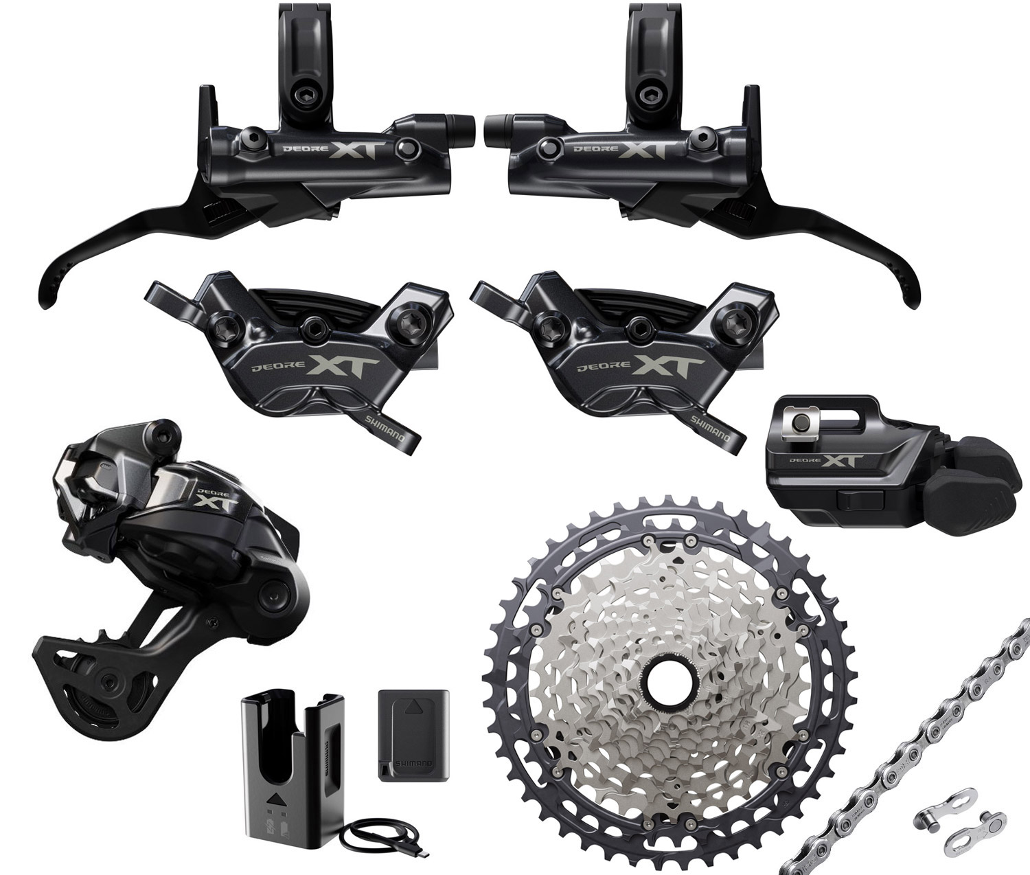Shimano XT Di2 M8250-GS 12-speed Enduro/Trail Group 9-45 I-Spec EV