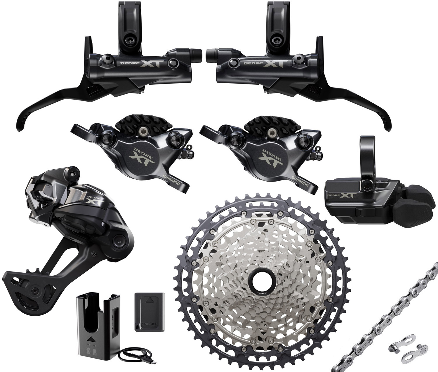 Shimano XT Di2 M8250-SGS 12-speed XC Race Group 10-51 Clamp
