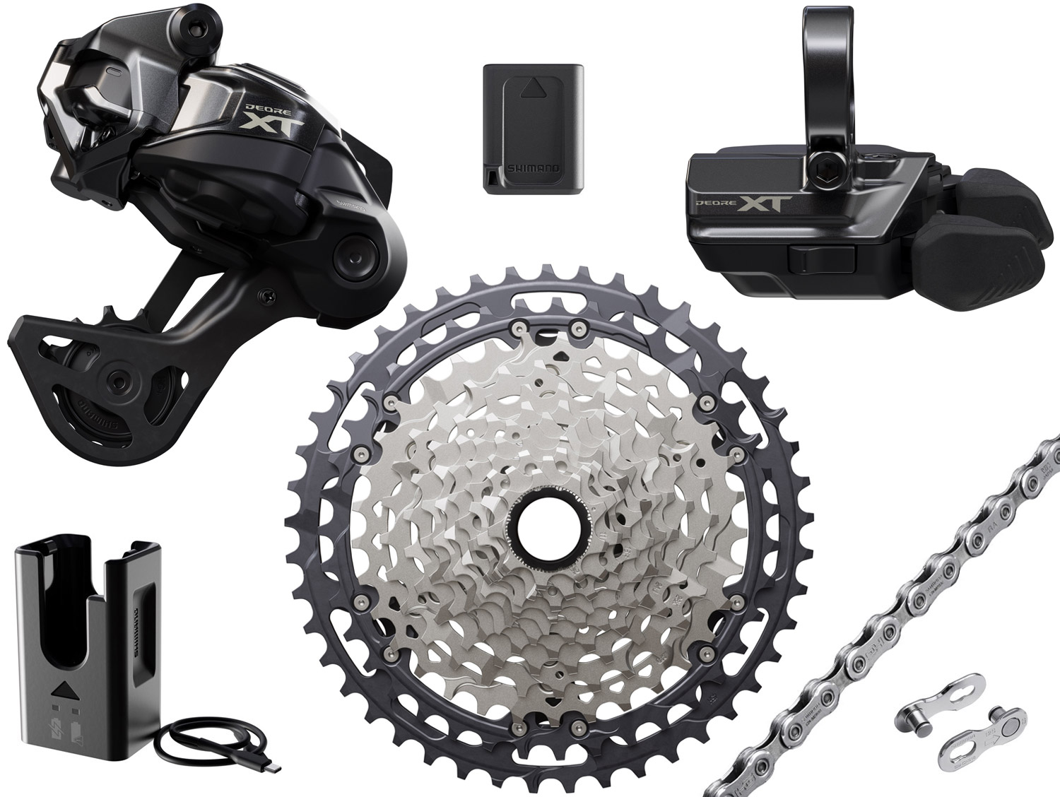 Shimano XT Di2 M8250-GS 12-speed Upgrade Kit 9-45 Clamp