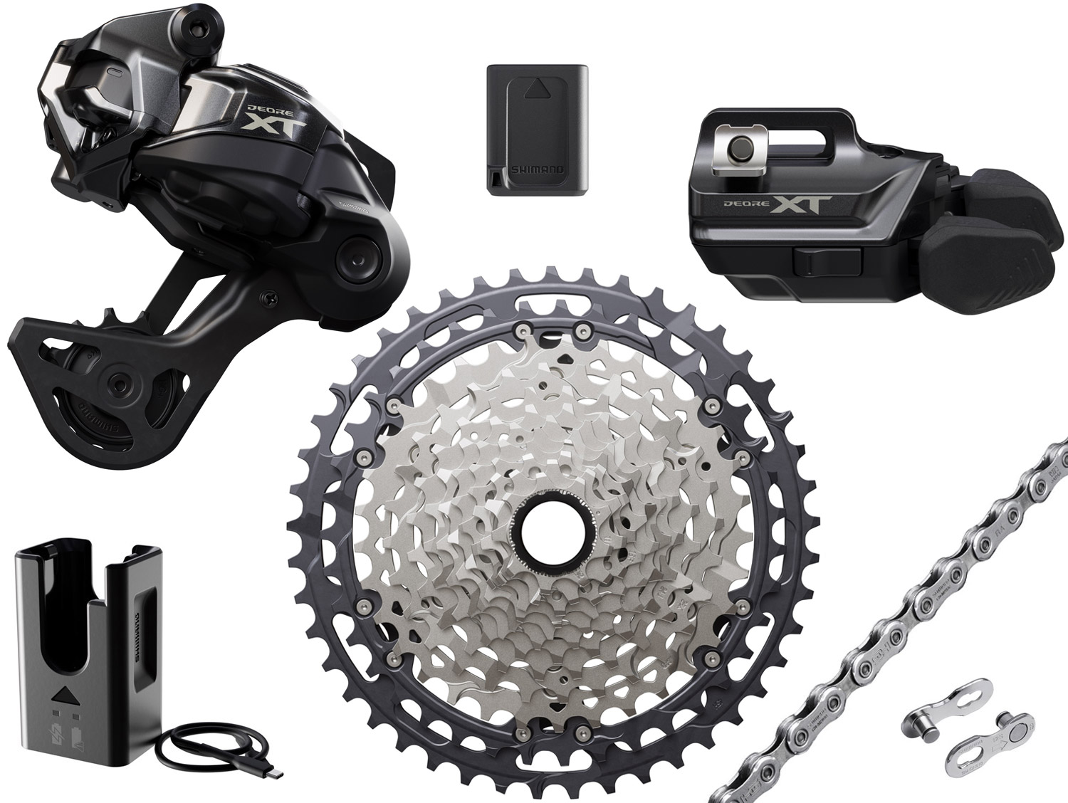 Shimano XT Di2 M8250-GS 12-speed Upgrade Kit 9-45 I-Spec EV