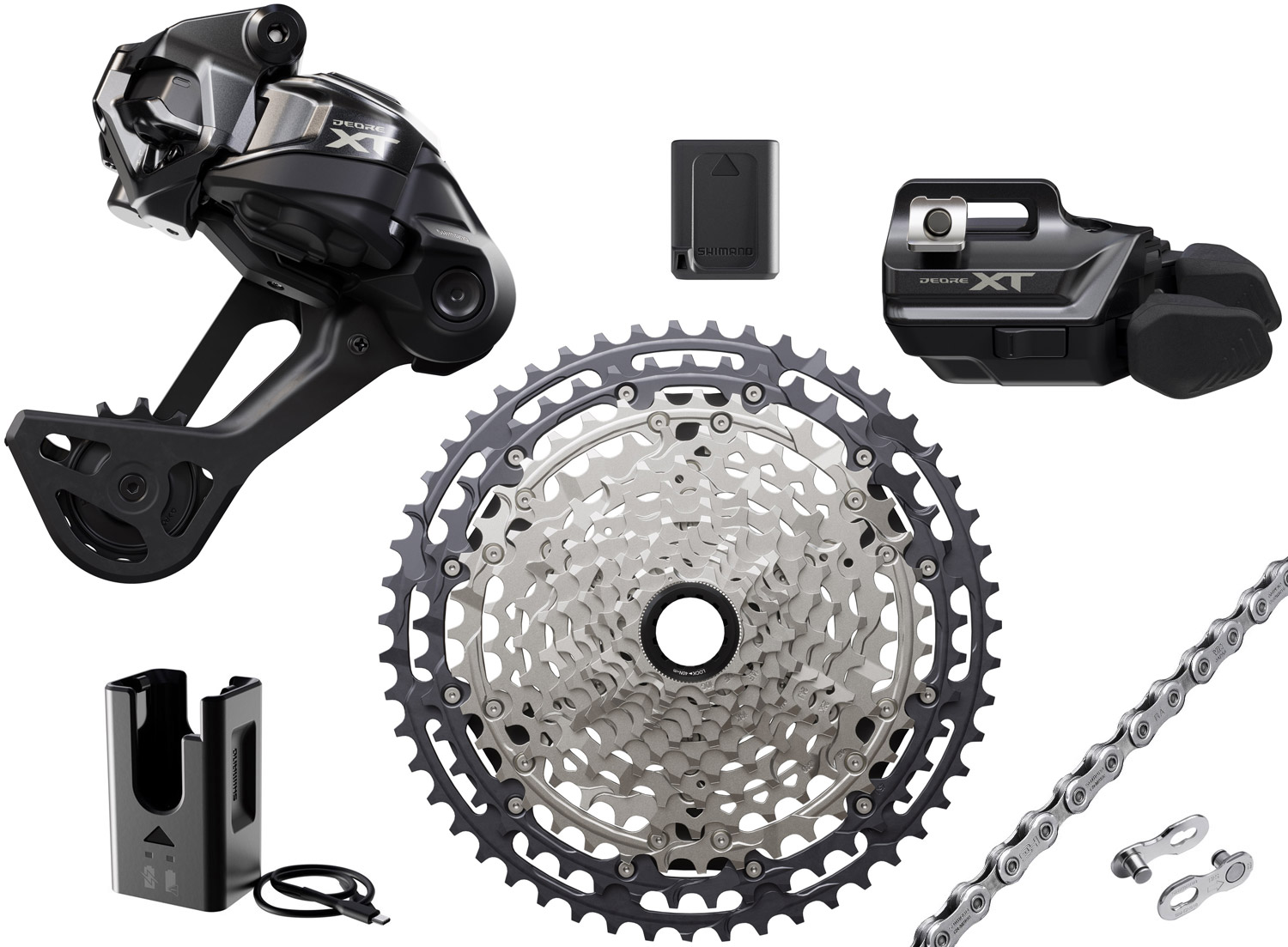 Shimano XT Di2 M8250-SGS 12-speed Upgrade Kit 10-51 I-Spec EV