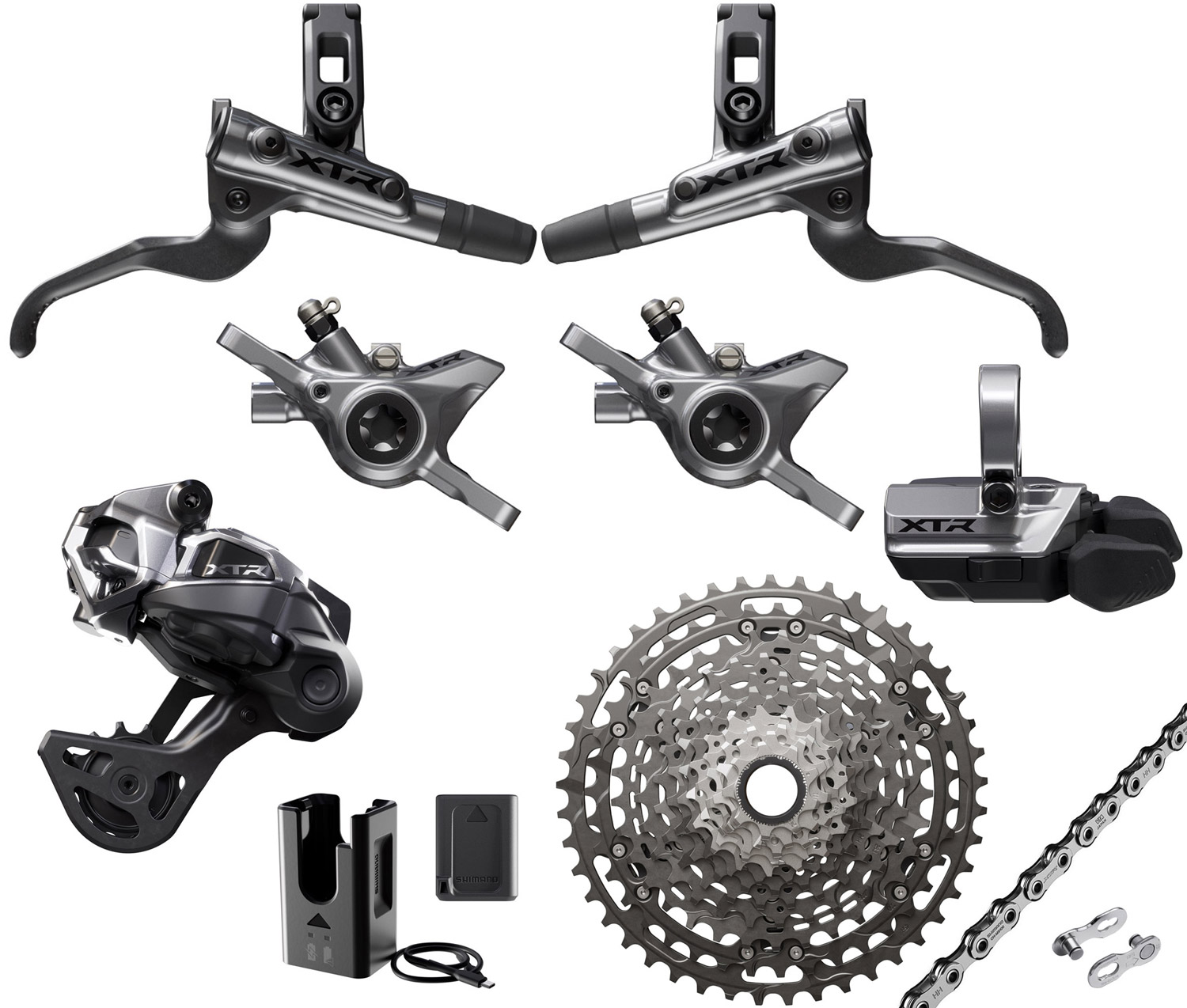 Shimano XTR Di2 M9250-GS 12-speed XC Race Group 9-45 Clamp
