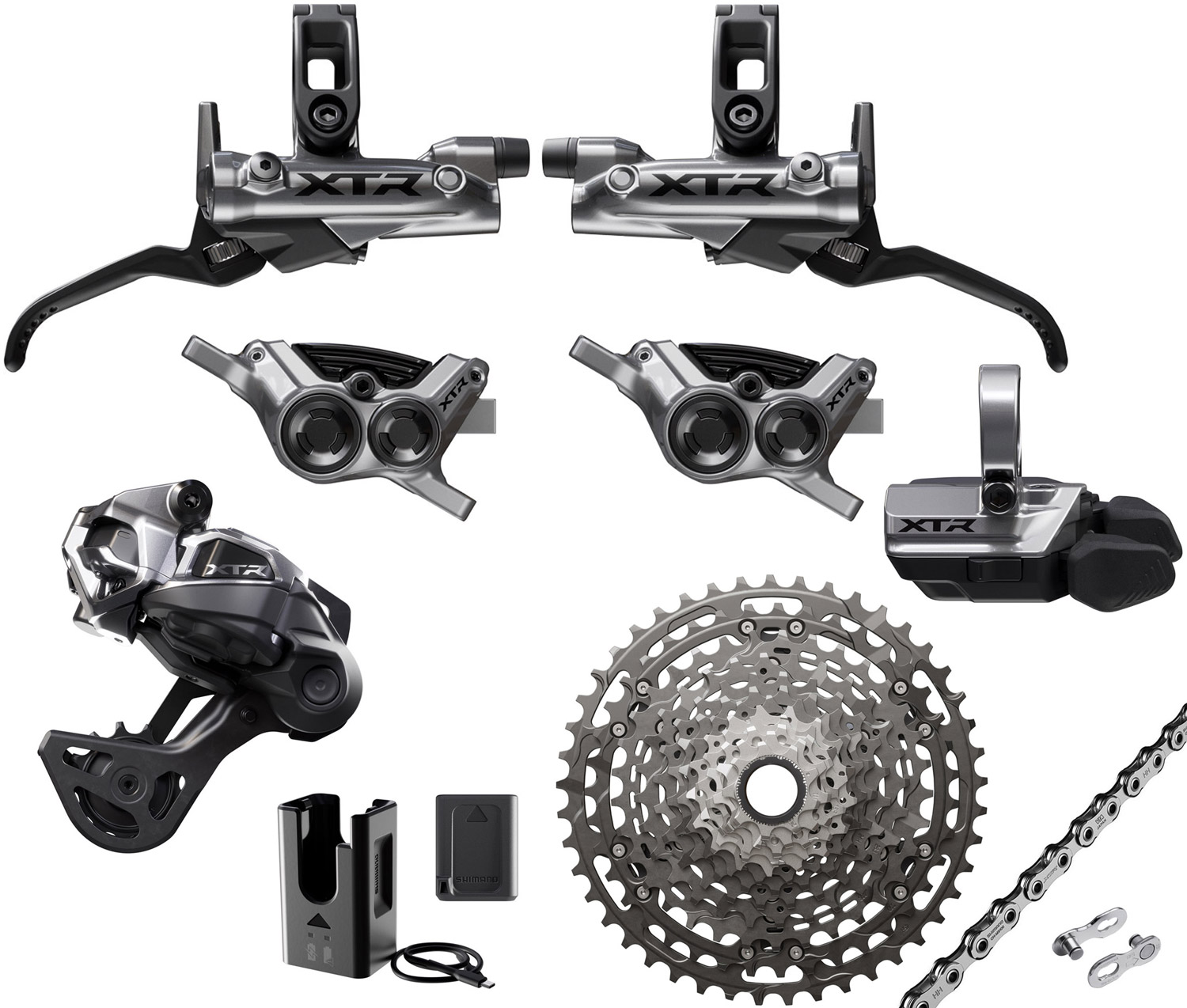 Shimano XTR Di2 M9250-GS 12-speed Enduro/Trail Group 9-45 Clamp
