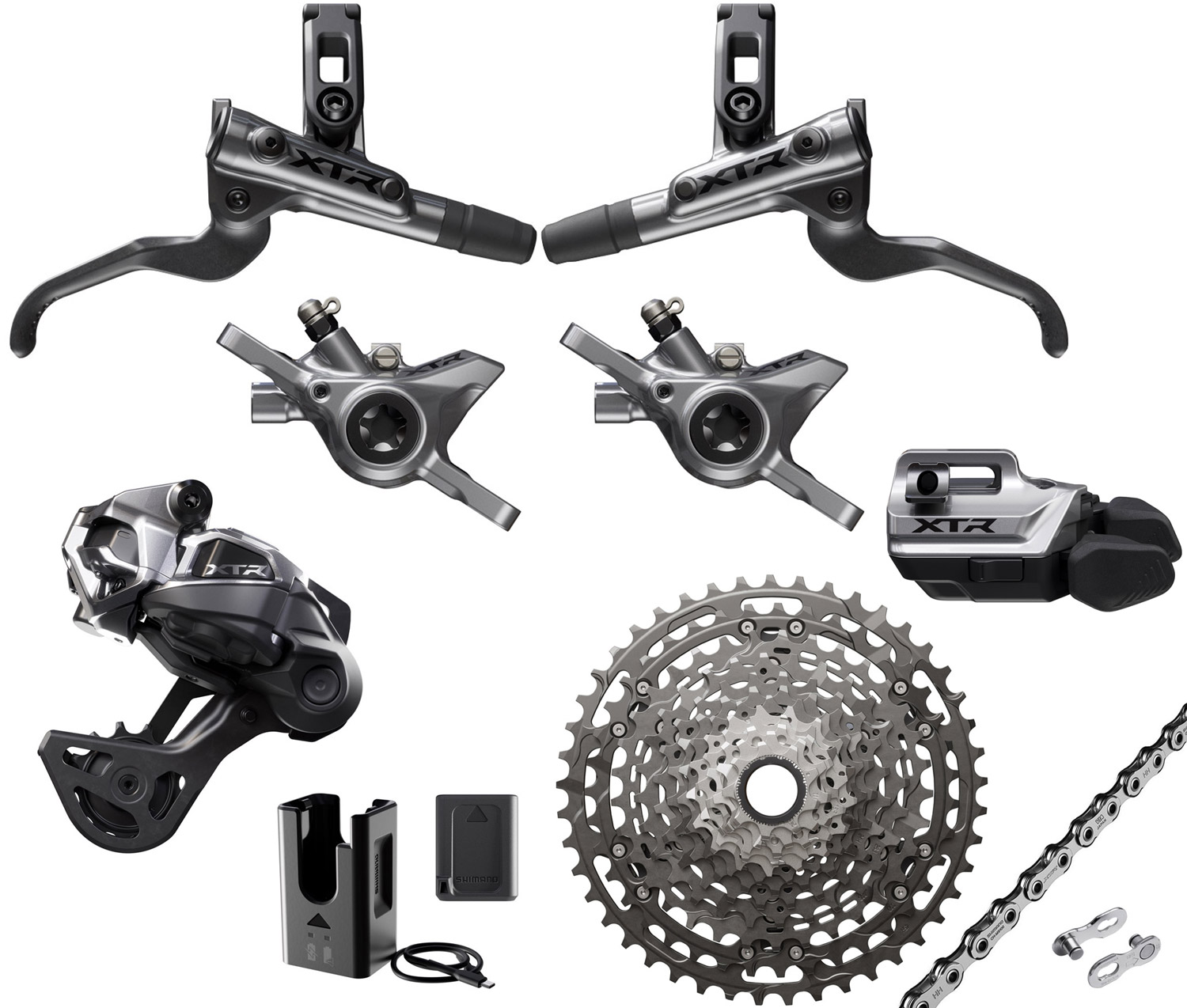 Shimano XTR Di2 M9250-GS 12-speed XC Race Group 9-45 I-Spec EV