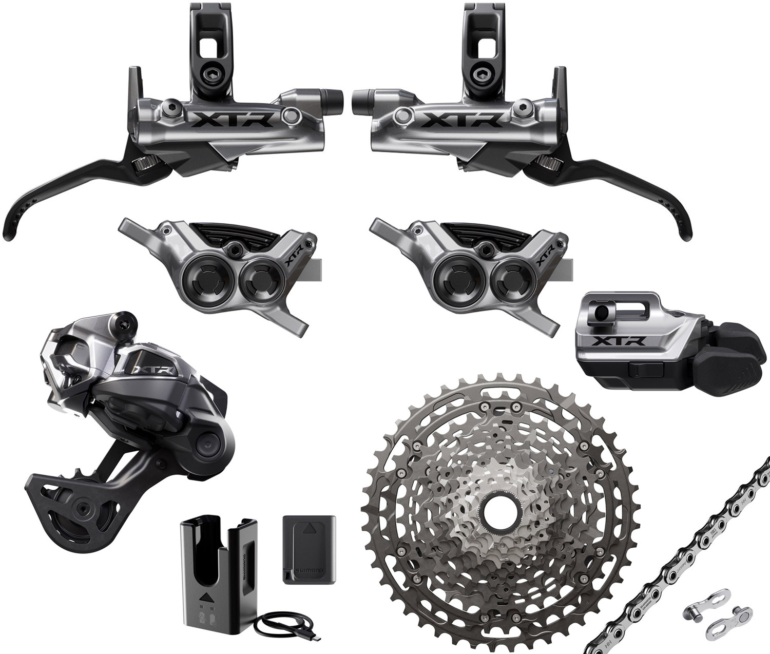 Shimano XTR Di2 M9250-GS 12-speed Enduro/Trail Group 9-45 I-Spec EV