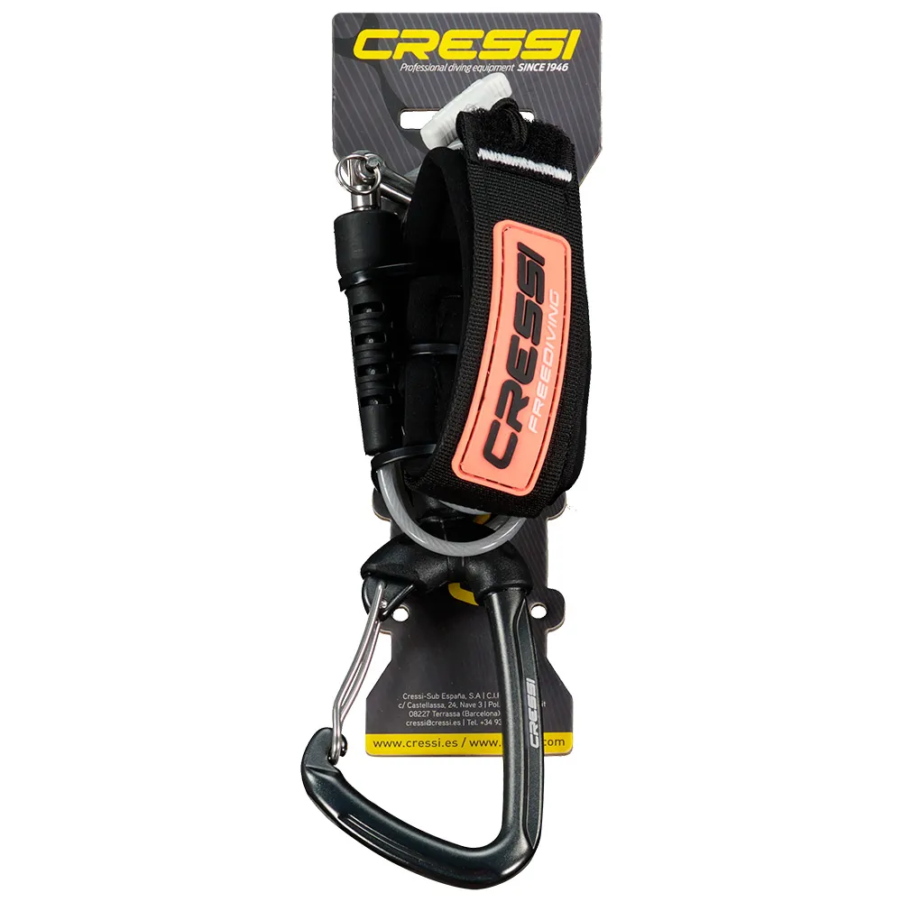 Cressi Mosquetão Apnea Lanyard with Aluminum