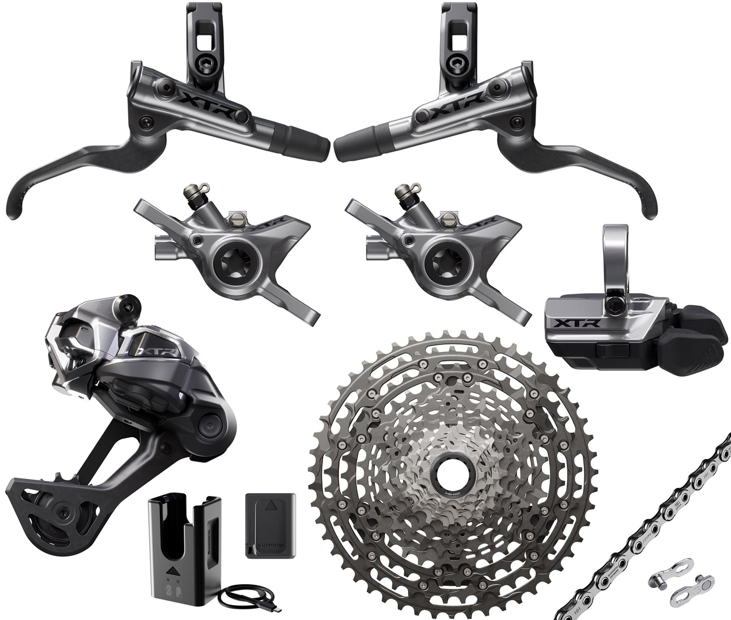 Shimano XTR Di2 M9250-SGS 12-speed XC Race Group 10-51 Clamp