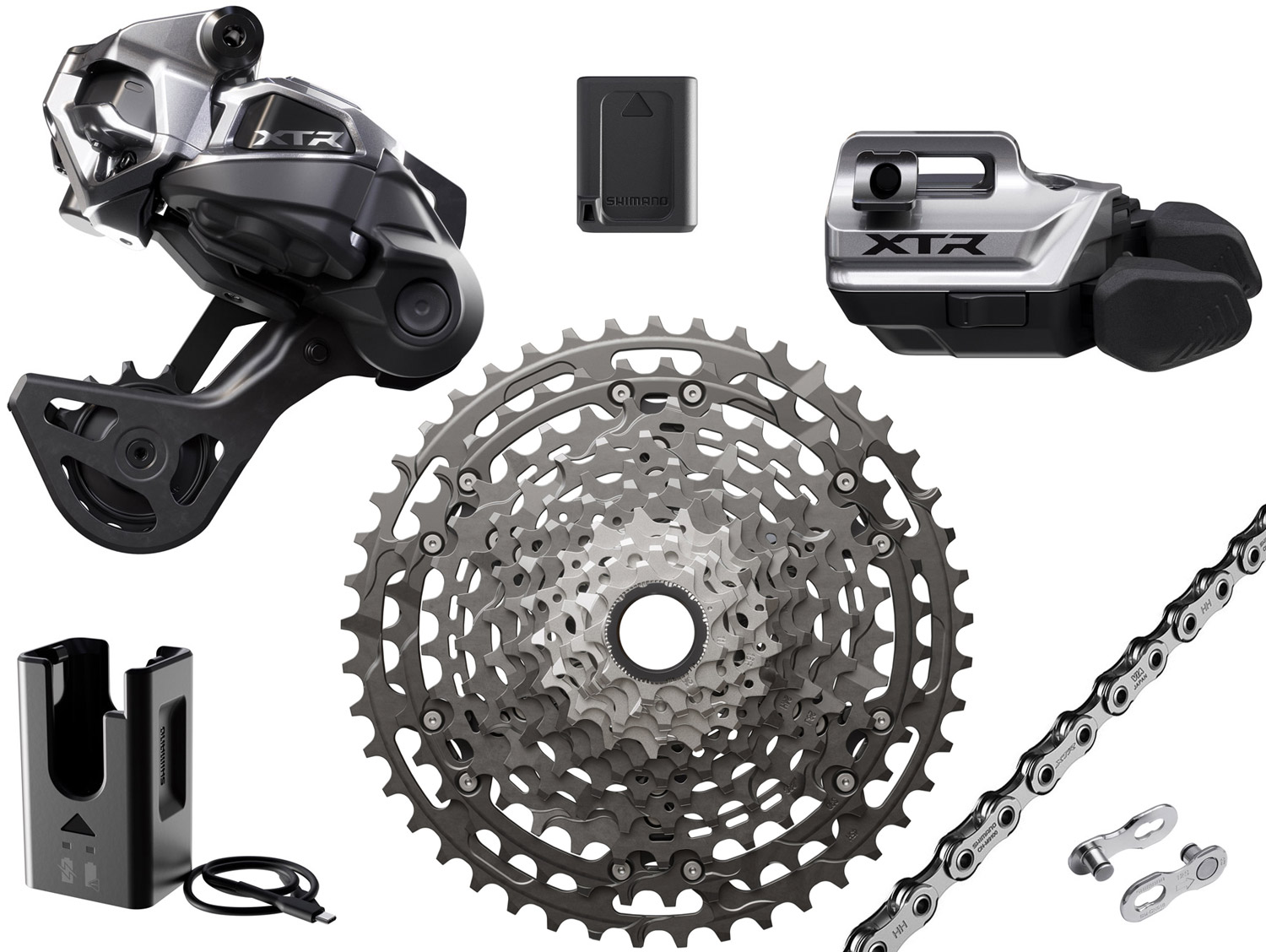 Shimano XTR Di2 M9250-GS 12-speed Upgrade Kit 9-45 I-Spec EV