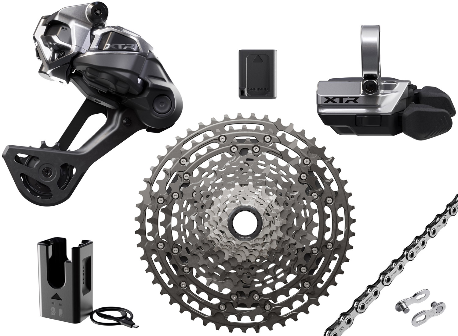 Shimano XTR Di2 M9250-SGS 12-speed Upgrade Kit 10-51 Clamp