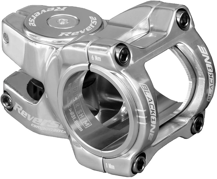 Reverse Components Stem Black-ONE D-2 Titanium