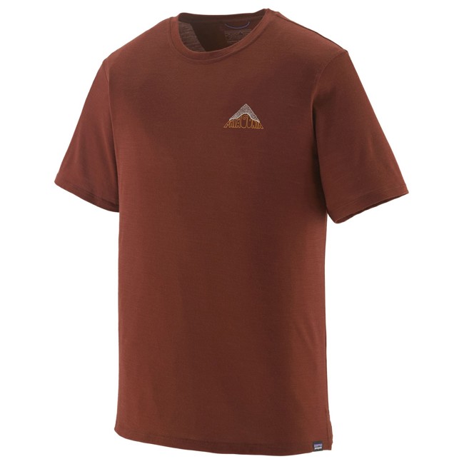 camiseta patagonia cap cool merino blend graph shirt