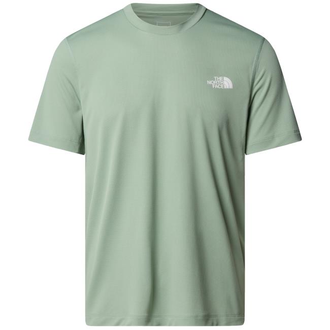 the north face m lightbright ss tee slate moss