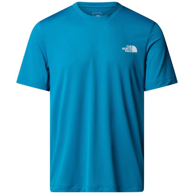 the north face m lightbright ss tee dusk blue