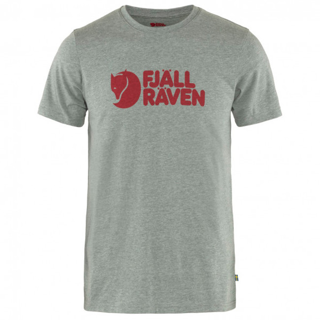 camiseta fjällräven logo t-shirt m grey melange