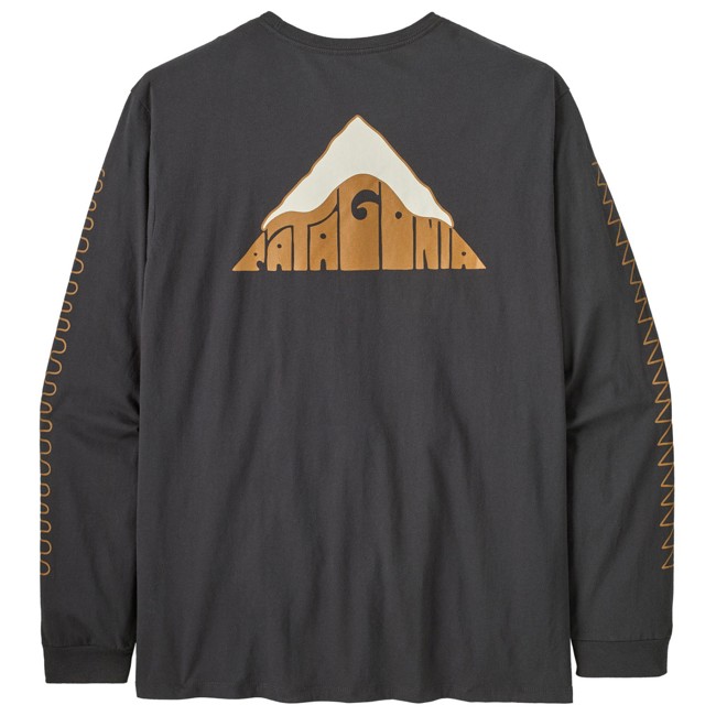 camiseta patagonia ms ls driftways organic ink blac