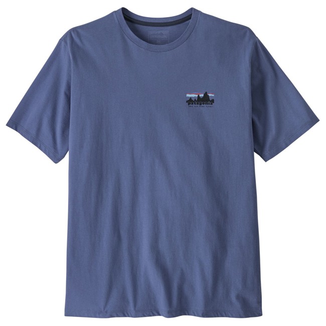 camiseta patagonia 73 skyline organic t-shirt current bl