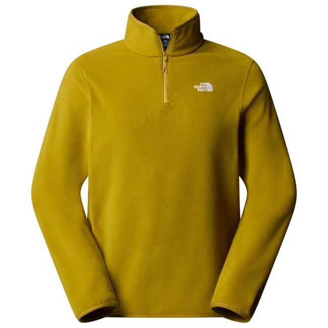 polar the north face glacier fleece 1/4 zip jkt deep dijon