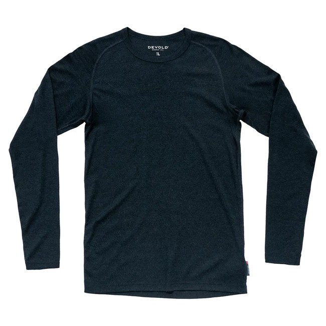 camiseta devold merino 190 base shirt man ink