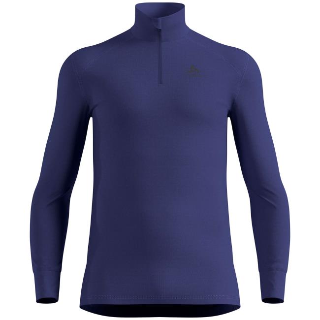 odlo active warm eco bl top turtle neck l/s half zip