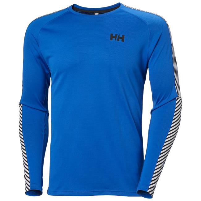 camiseta helly hansen active stripe crew cobalt 2.0