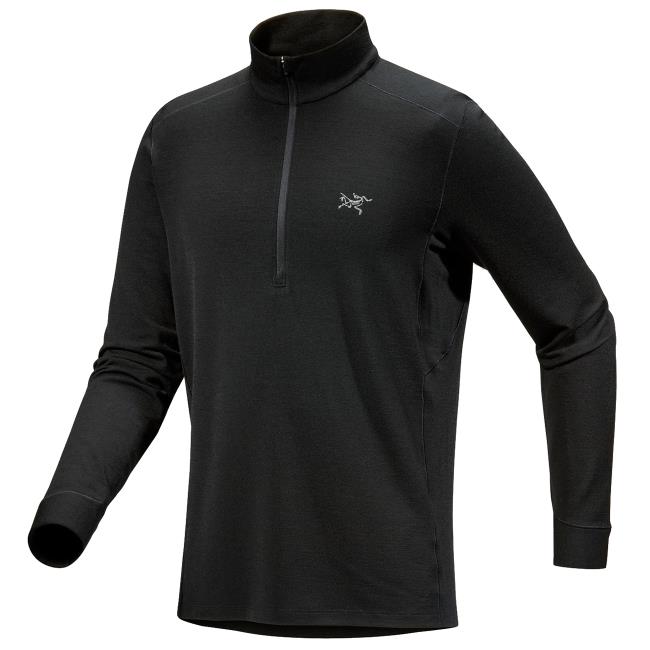 arc'teryx rho merino wool zip neck