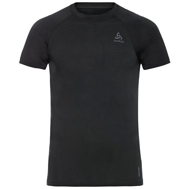 camiseta odlo top crew s/s performance x-light black