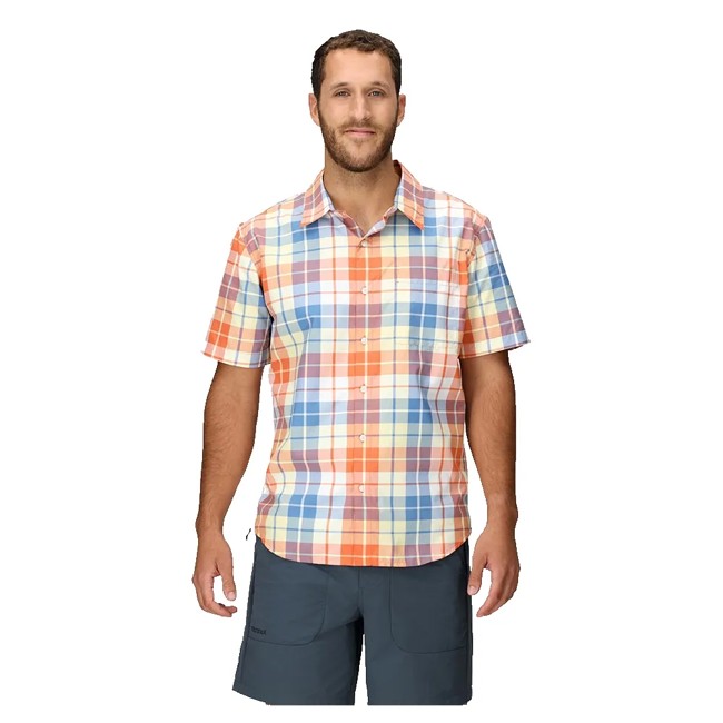 camiseta marmot exchange solarsh novel ss shirt pomel
