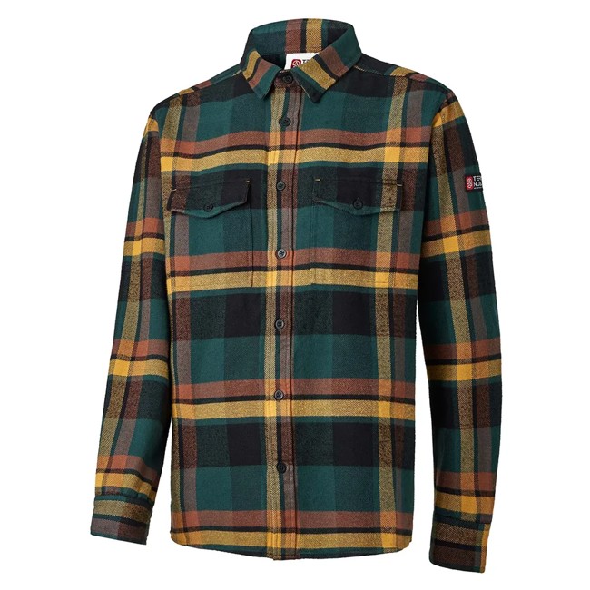 camisa ternua burnt coove m posy green