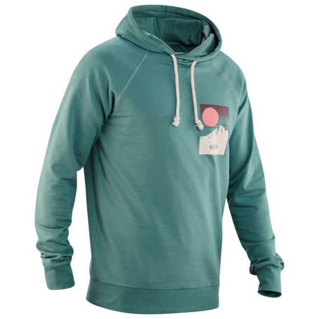 camisola com capuz edelrid tecu hoody mineral blue
