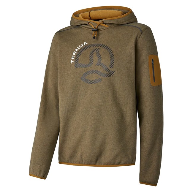 camisola com capuz ternua point hoody m golden brown