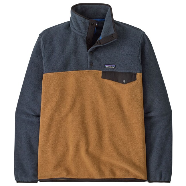 polar patagonia lw synch snap-t p/o deer brown