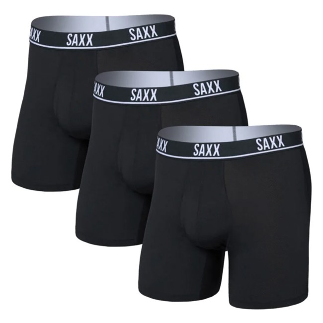 boxer saxx essential perf mesh boxbrief fly 3pk