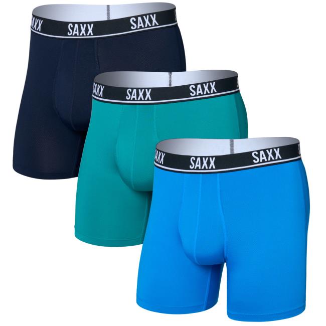 saxx essential perf mesh boxbrief fly (pack 3 uds)