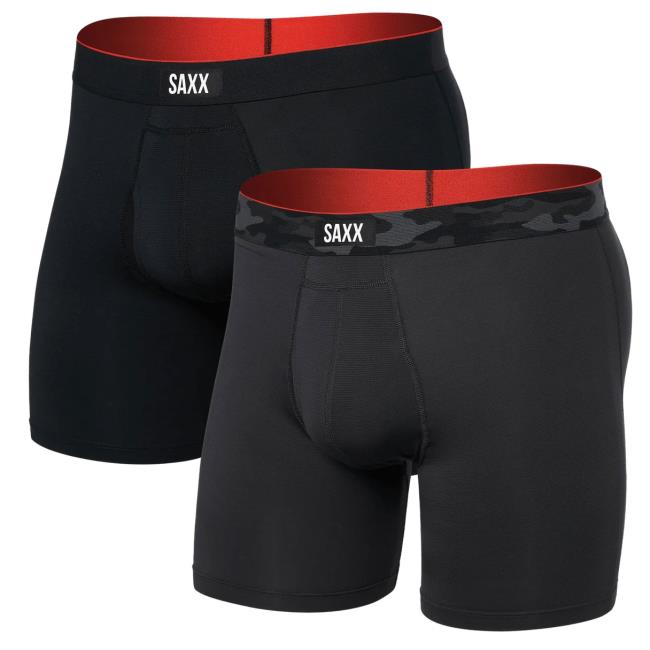 saxx multi sport mesh boxer brief fly 2pk