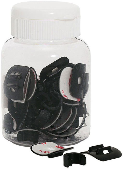 XLC Brake Hose Supporter BR-X08 Bottle of 30 pieces