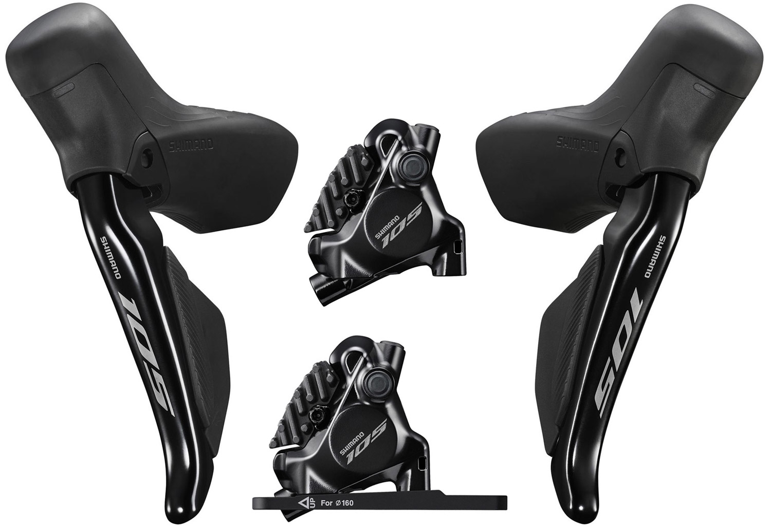 Shimano 105 Di2 ST-R7170+BR-R7170 2x12-velocidades - Conjunto Freio a Disco - Speed